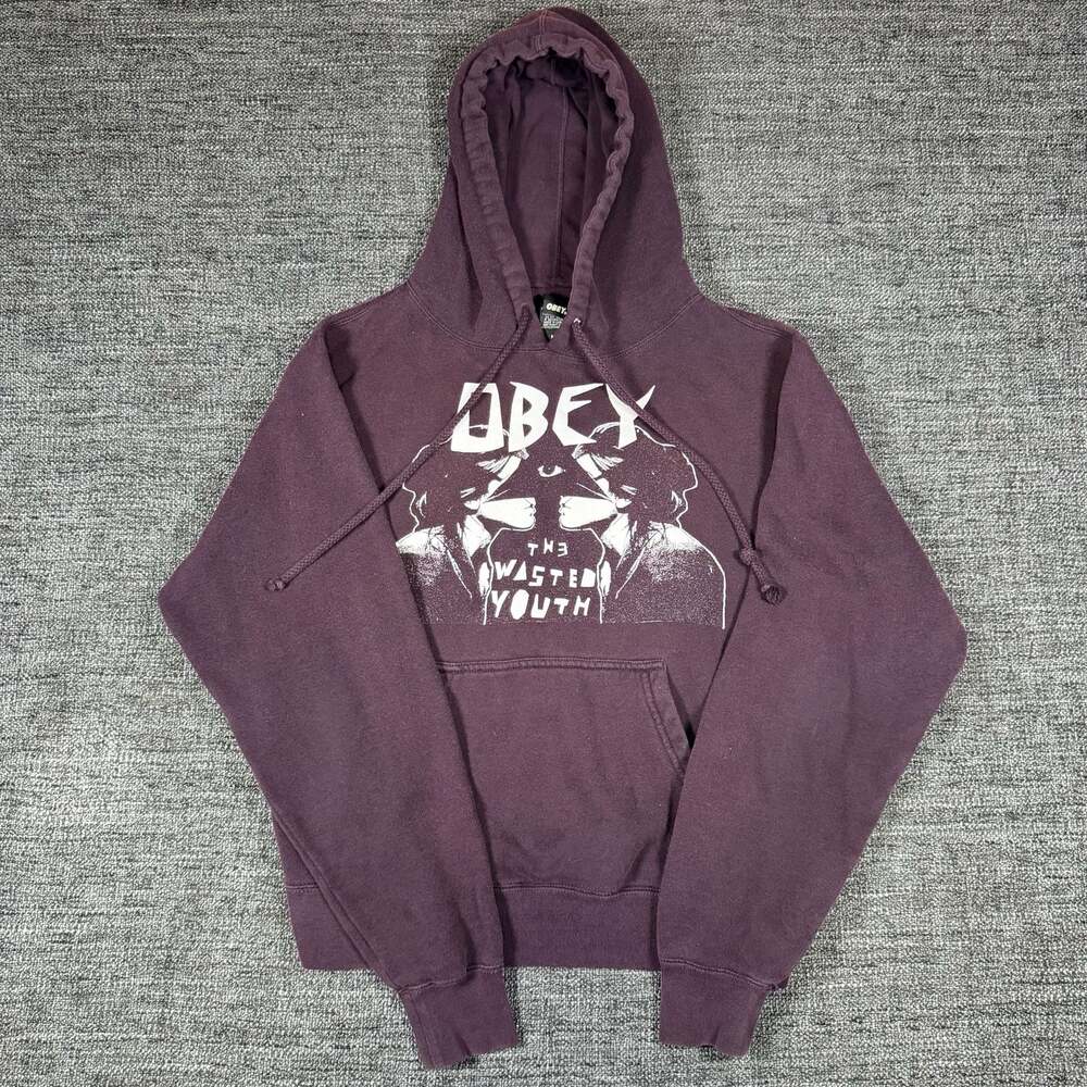 Obey 'The Wasted Youth' Graphic Pullover Hoodie